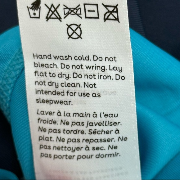 Tea Collection Boys Kids Long Sleeve Rash Guard Swim Blue, Black, Yellow Size 4T - Picture 6 of 6